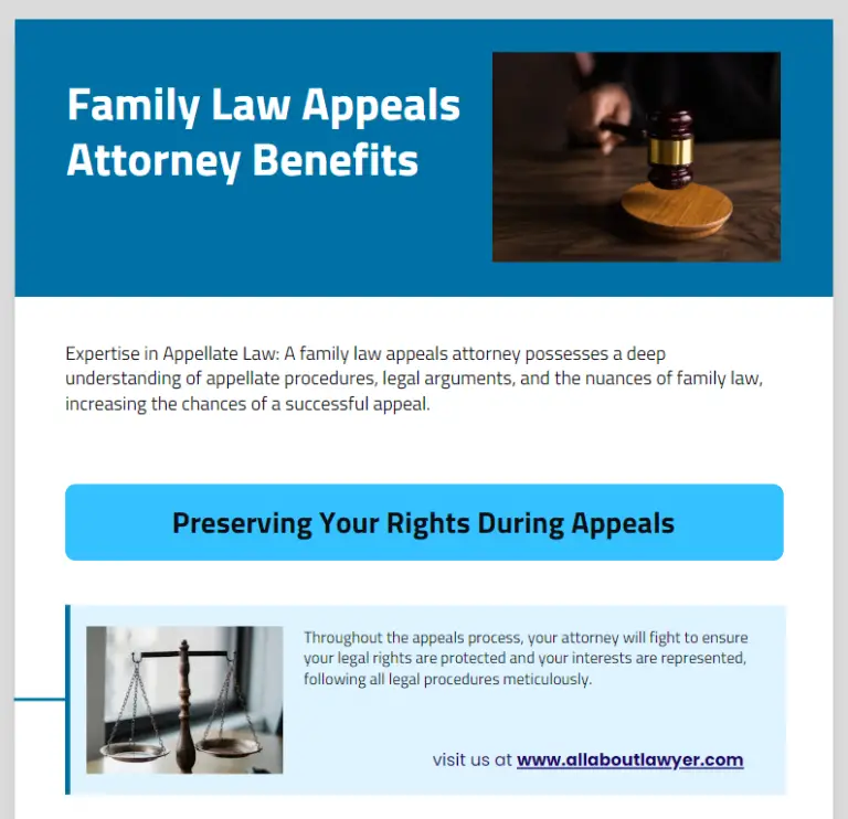 Benefits of Hiring a Family Law Appeals Attorney