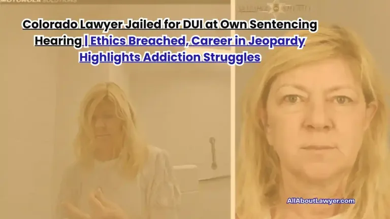 Colorado Lawyer Jailed for DUI at Own Sentencing Hearing Ethics Breached, Career in Jeopardy Highlights Addiction Struggles1 (1)