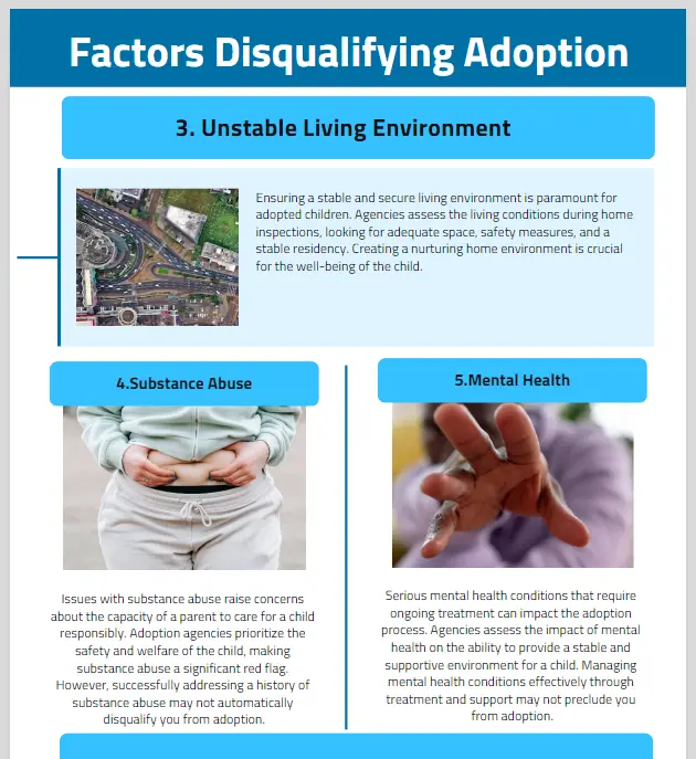 Factors Disqualifying Adoption2