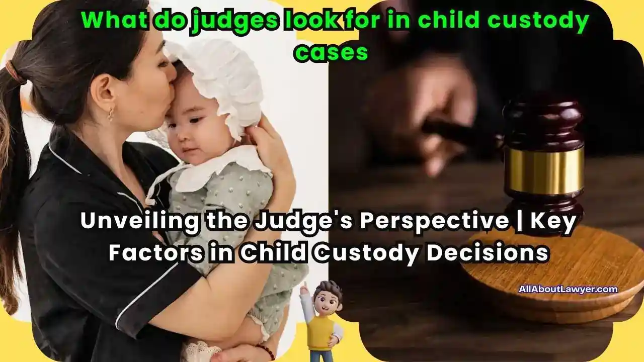 What do judges look for in child custody cases Unveiling the Judge's Perspective | Key Factors in Child Custody Decisions