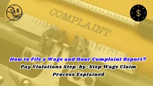 How to File a Wage and Hour Complaint Report Pay Violations Step by Step Wage Claim Process Explained 1