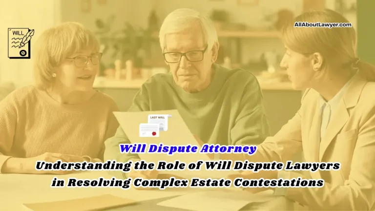 Will Dispute Attorney Understanding the Role of Will Dispute Lawyers in Resolving Complex Estate Contestations