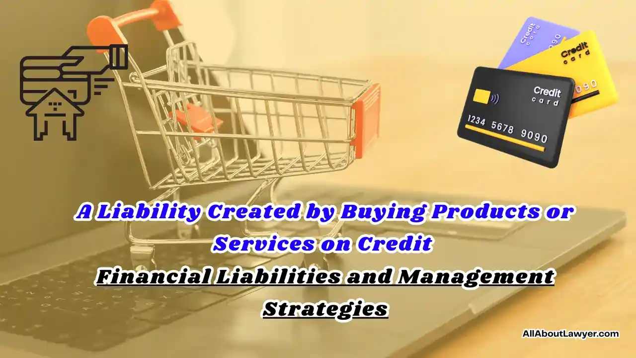 A Liability Created by Buying Products or Services on Credit Financial Liabilities and Management Strategies