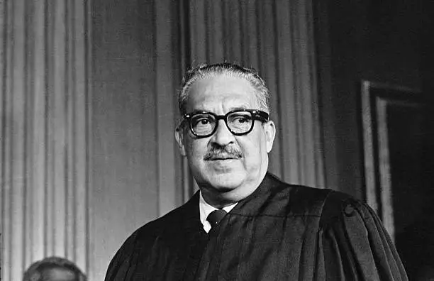 Thurgood Marshall’s Iconic Courtroom Portrait