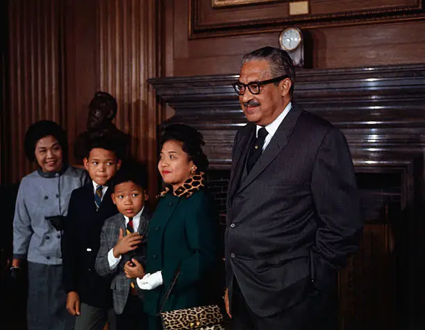 Thurgood Marshall’s Iconic Courtroom Portrait