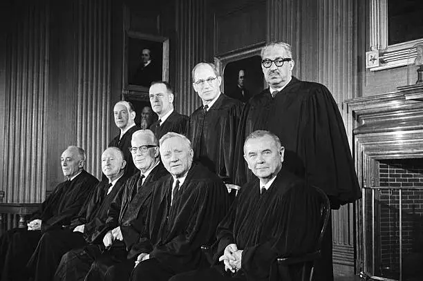 Thurgood Marshall’s Iconic Courtroom Portrait