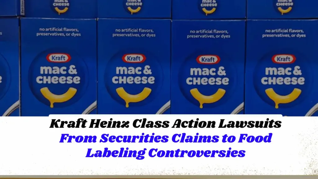 Kraft Heinz Class Action Lawsuits From Securities Claims to Food Labeling Controversies