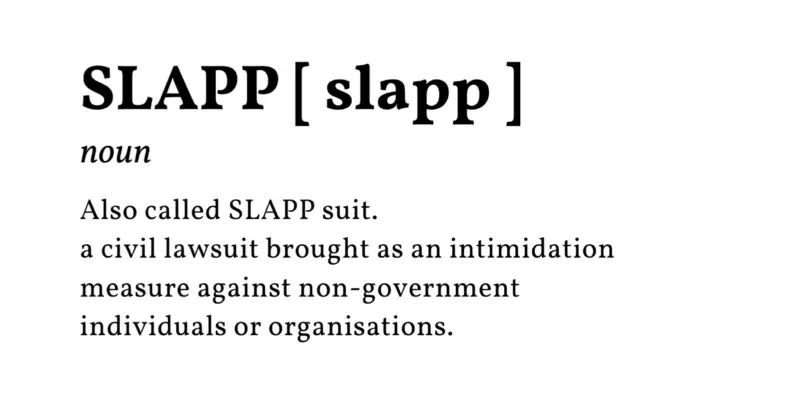 SLAPP Lawsuits, New Legal Protections Against Abusive Legal Tactics